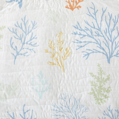 Coastal Coral Quilt - Maldives Collection - Coastal Quilts