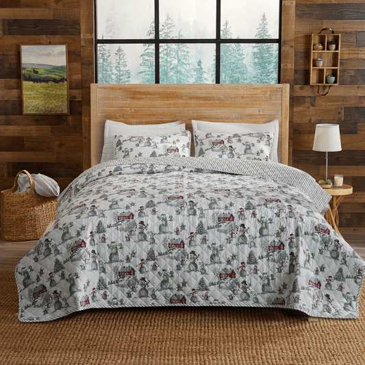 Christmas Printed Quilt - Christmas Themed Bedding