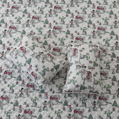 Christmas Printed Quilt - Christmas Themed Bedding