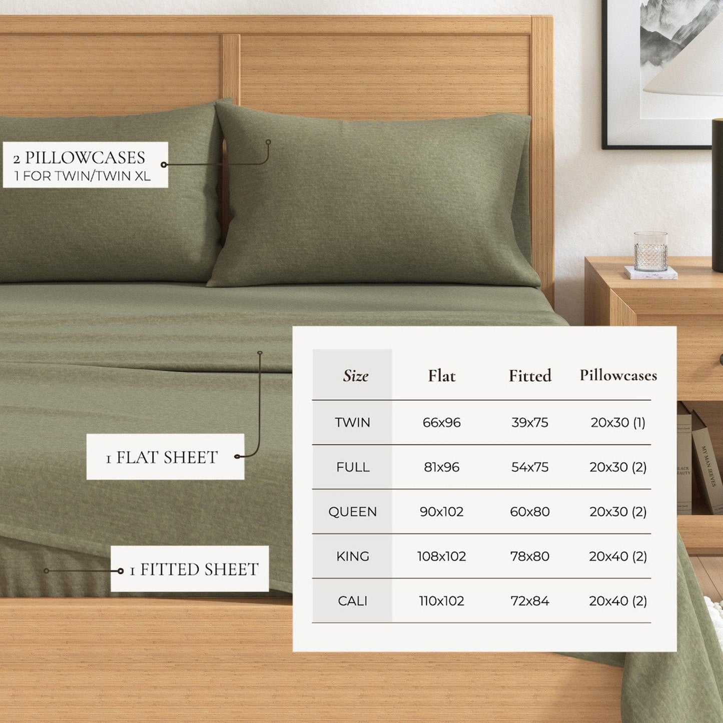 Heathered Solid Cotton Blend Flannel Sheets - Solid Cotton Flannel Sheets