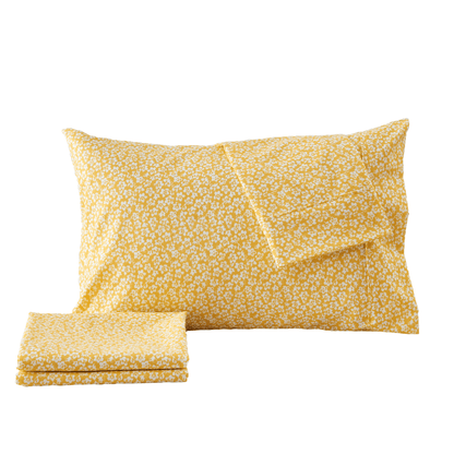 Floral Microfiber Sheet Sets - Delia - Coastal & Floral Themed Bedding