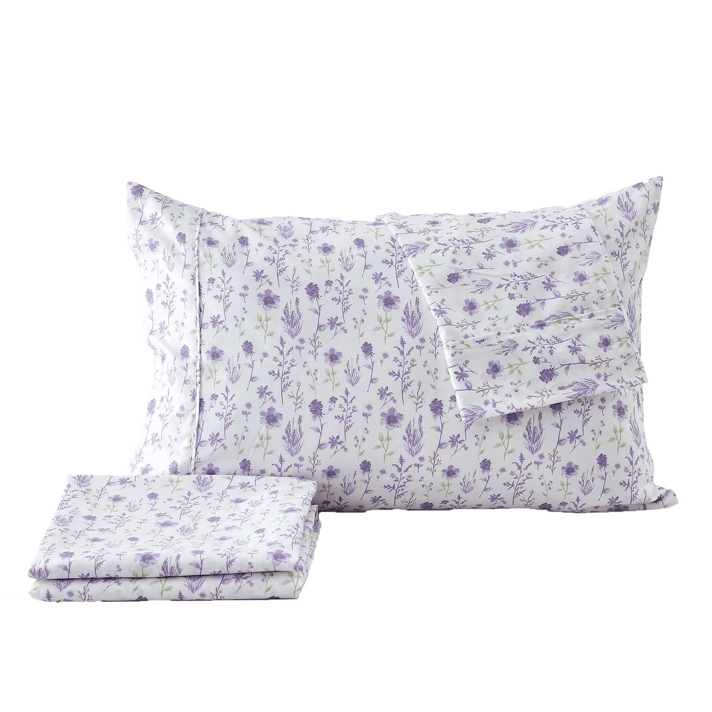 Floral Microfiber Sheet Sets - Delia - Coastal & Floral Themed Bedding