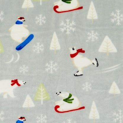 Christmas Sherpa Throw Blanket - Festive Christmas Themed Bedding