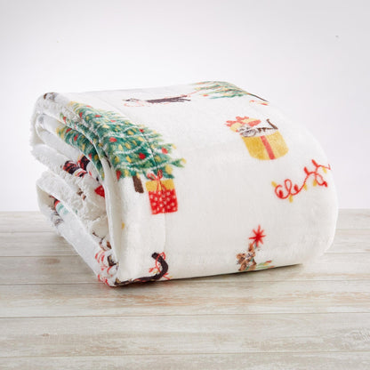 Christmas Sherpa Throw Blankets - Christmas Themed Quilts