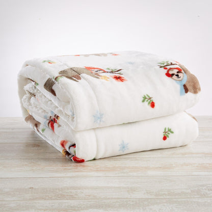 Christmas Sherpa Throw Blankets - Christmas Themed Quilts