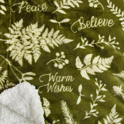 Christmas Sherpa Throw Blankets - Christmas Themed Quilts