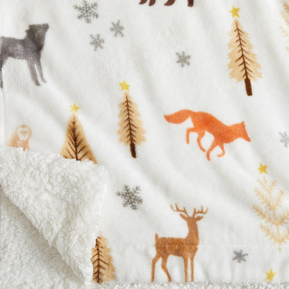 Christmas Sherpa Throw Blankets - Christmas Themed Quilts