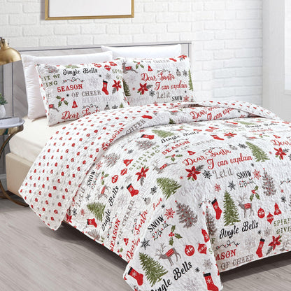 Christmas Quilt Set - Get Ready For The Holidays! Christmas Quilts