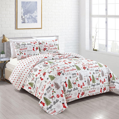 Christmas Quilt Set - Get Ready For The Holidays! Christmas Quilts