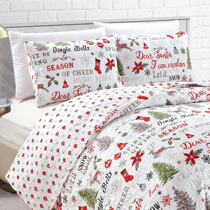 Christmas Quilt Set - Get Ready For The Holidays! Christmas Quilts