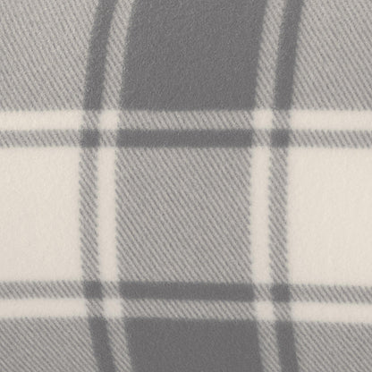 Plaid Fleece Sheet Sets - Navy Blue, Grey, Red & Black