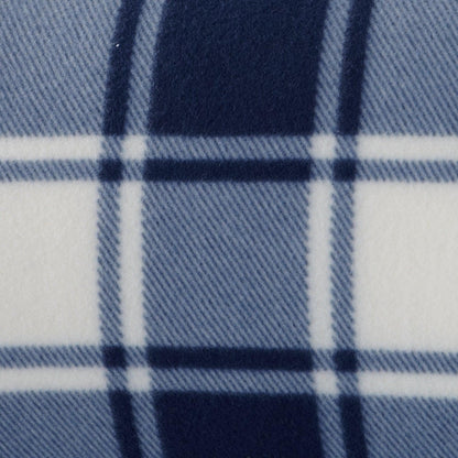 Plaid Fleece Sheet Sets - Navy Blue, Grey, Red & Black