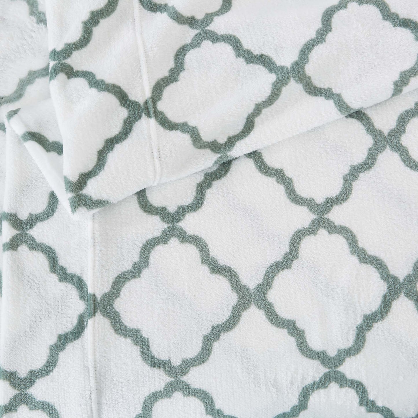 4-Piece Printed Plush Sheet - Velvet Luxe -  Coastal Holiday & Christmas Themed Bedding