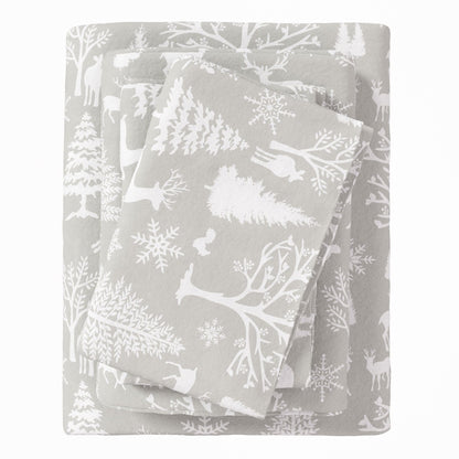 4-Piece Turkish Cotton Flannel Sheet - Fall & Christmas Sheets
