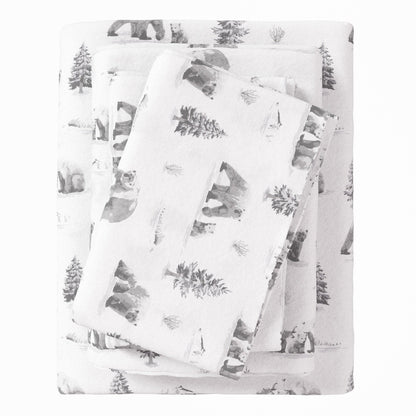 4-Piece Turkish Cotton Flannel Sheet - Fall & Christmas Sheets