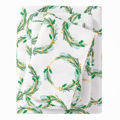 4-Piece Turkish Cotton Flannel Sheet - Fall & Christmas Sheets