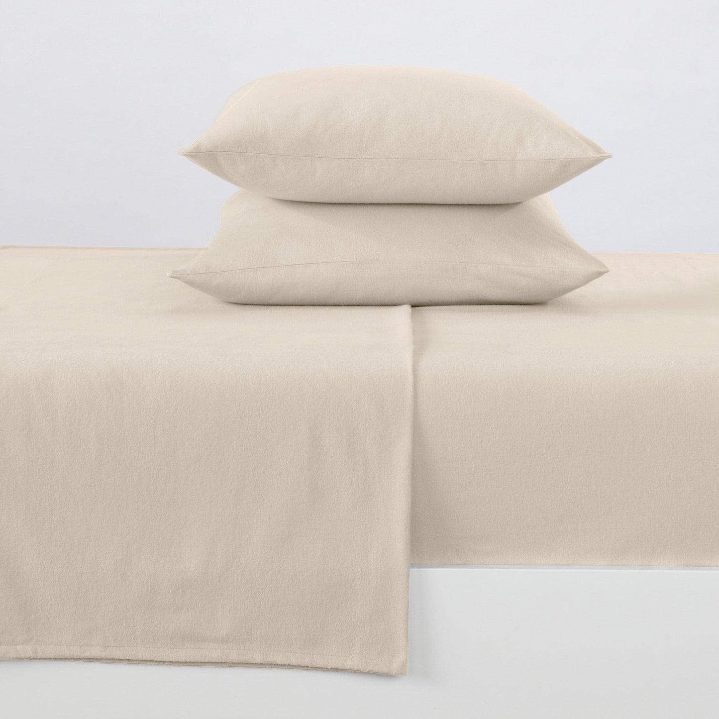 Turkish Cotton Flannel Sheets - Solid Colors