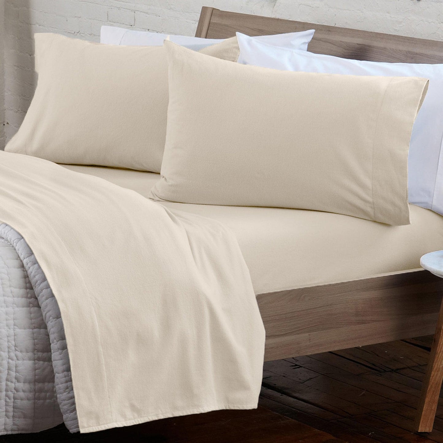 Turkish Cotton Flannel Sheets - Solid Colors