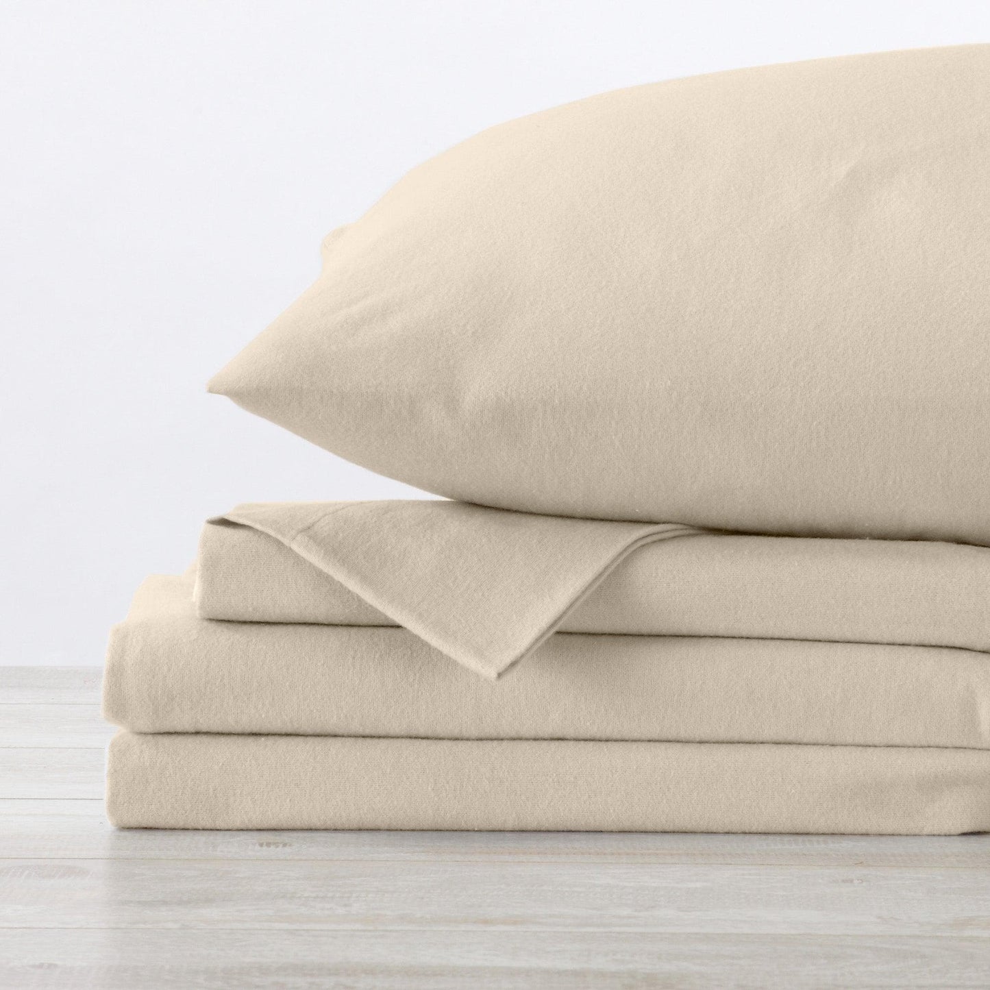 Turkish Cotton Flannel Sheets - Solid Colors