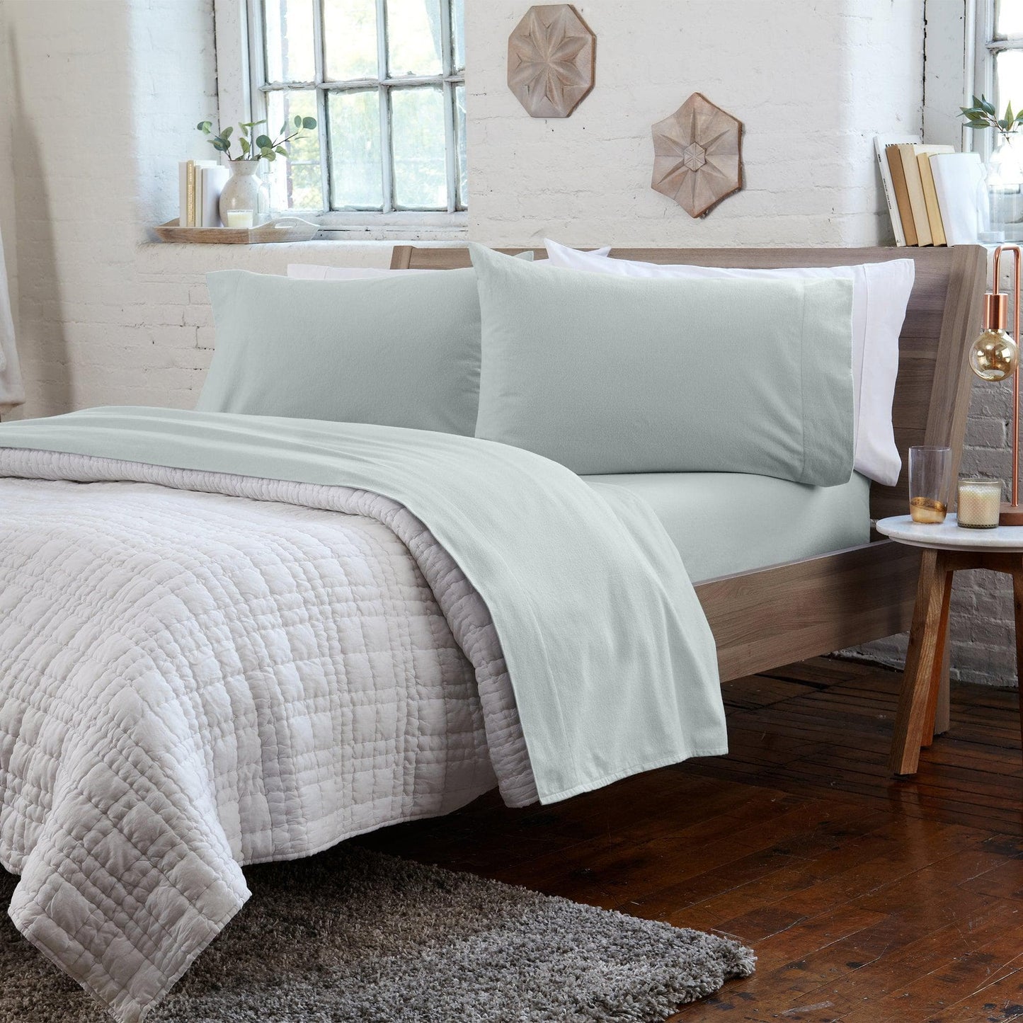 Turkish Cotton Flannel Sheets - Solid Colors