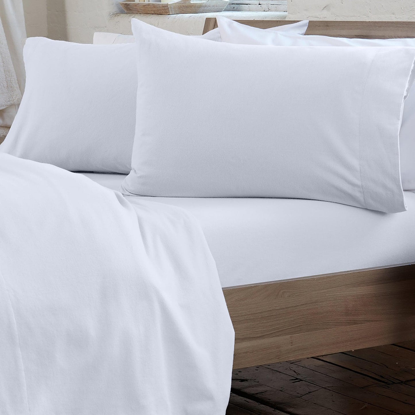 Turkish Cotton Flannel Sheets - Solid Colors