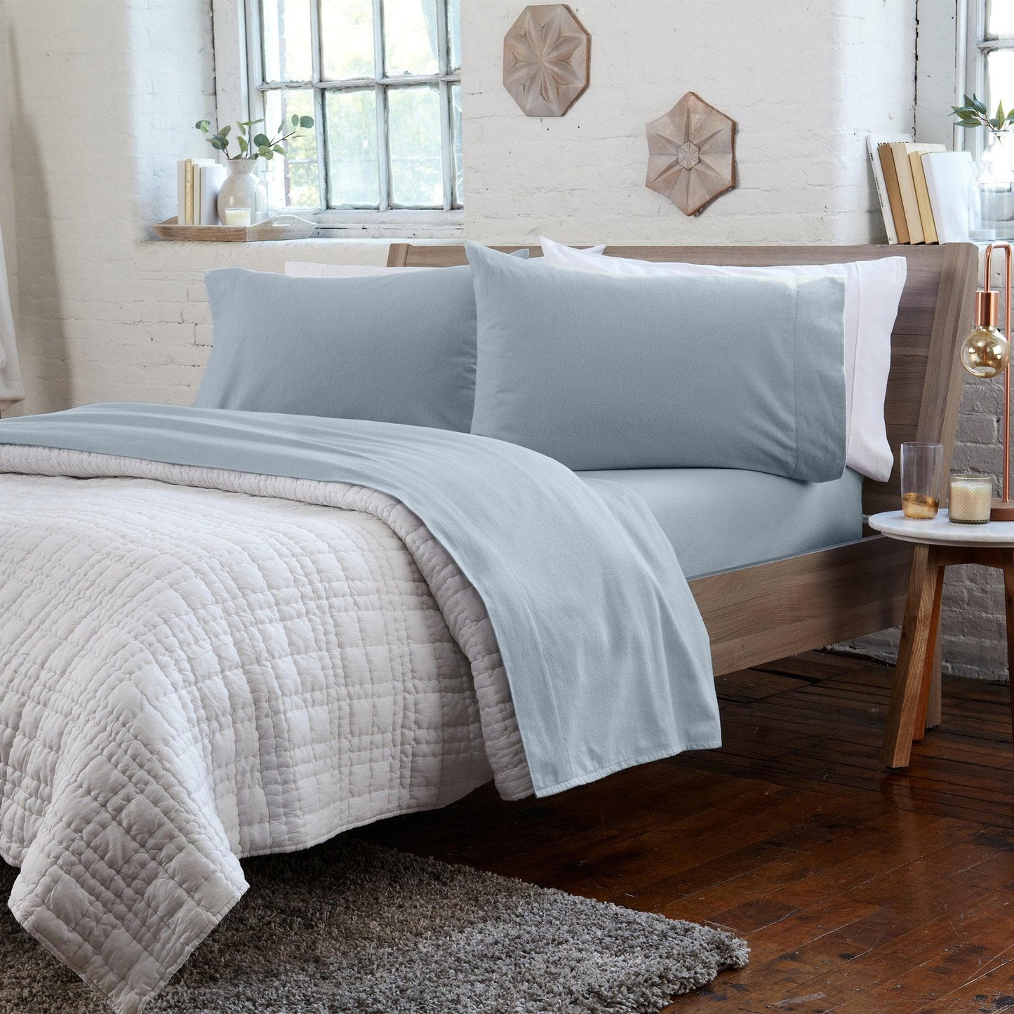 Turkish Cotton Flannel Sheets - Solid Colors
