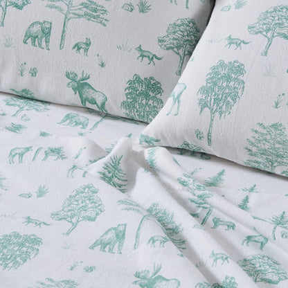 4-Piece Turkish Cotton Flannel Sheet - Fall & Christmas Sheets