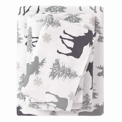 4-Piece Turkish Cotton Flannel Sheet - Fall & Christmas Sheets