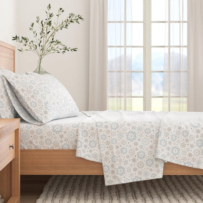 4-Piece Turkish Cotton Flannel Sheet - Fall & Christmas Sheets
