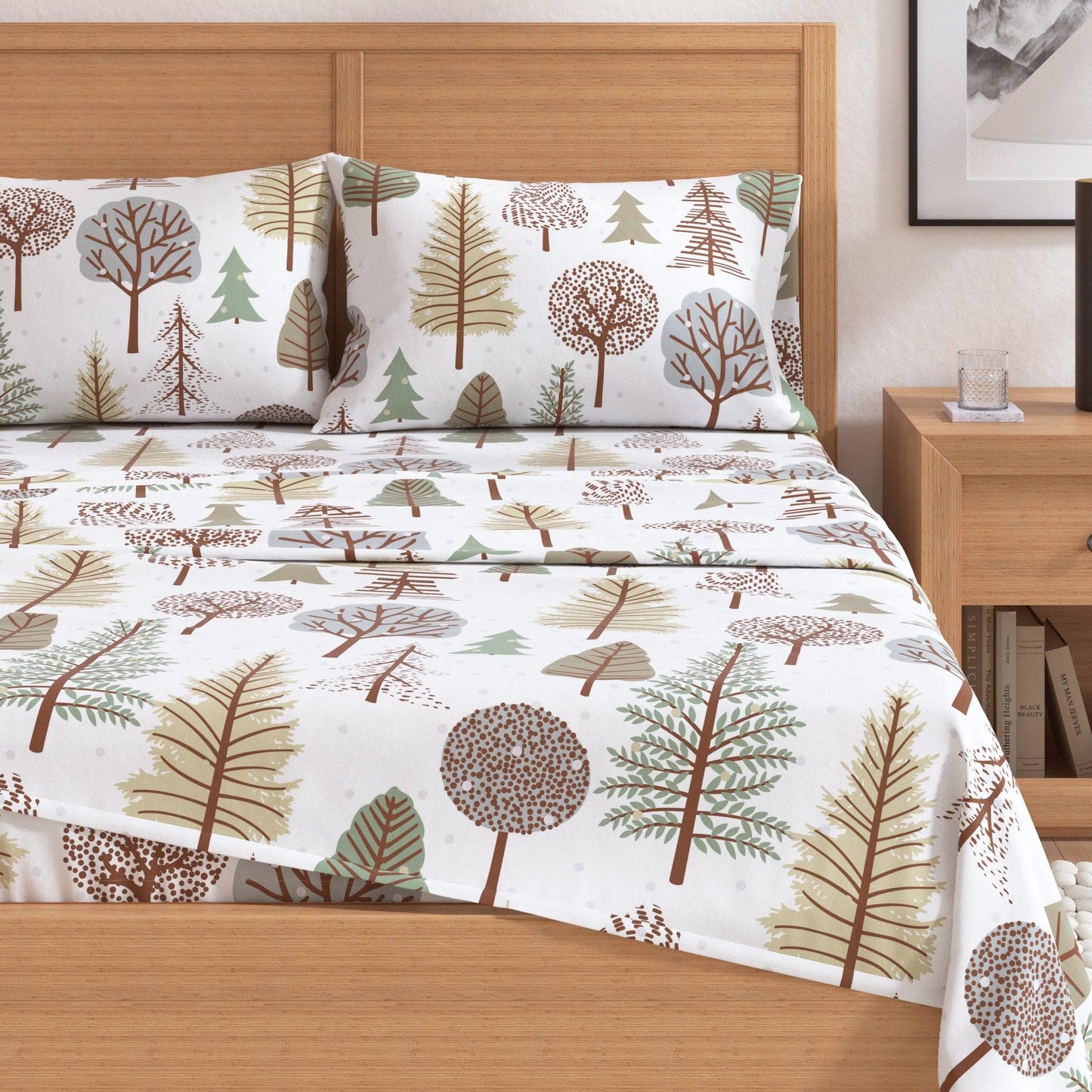 4-Piece Turkish Cotton Flannel Sheet - Fall & Christmas Sheets