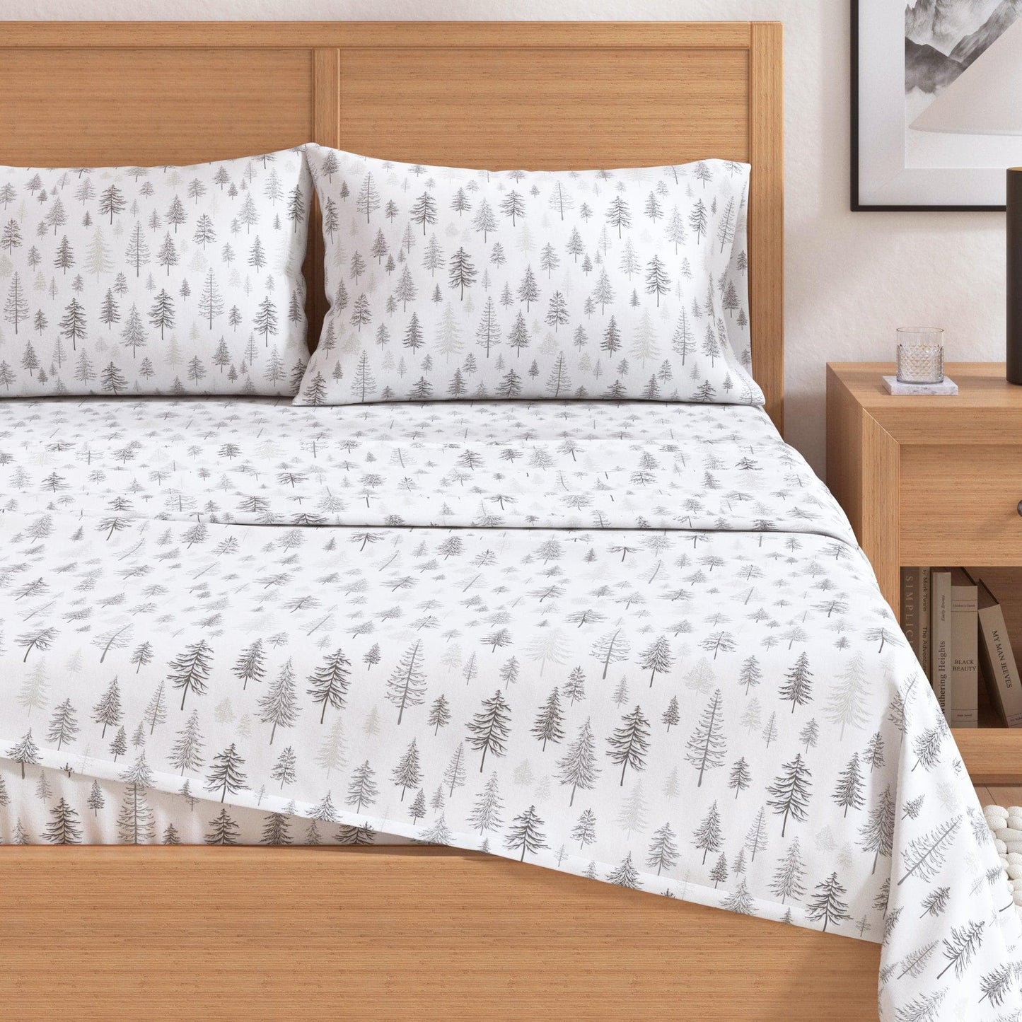 4-Piece Turkish Cotton Flannel Sheet - Fall & Christmas Sheets