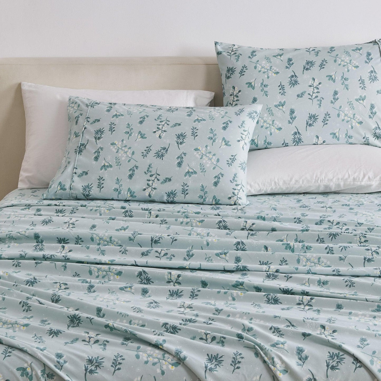 Floral Microfiber Sheet Sets - Delia - Coastal & Floral Themed Bedding