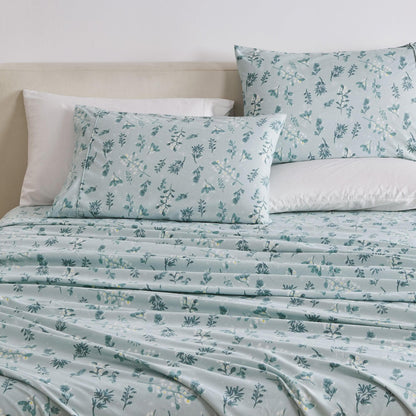 Floral Microfiber Sheet Sets - Delia - Coastal & Floral Themed Bedding
