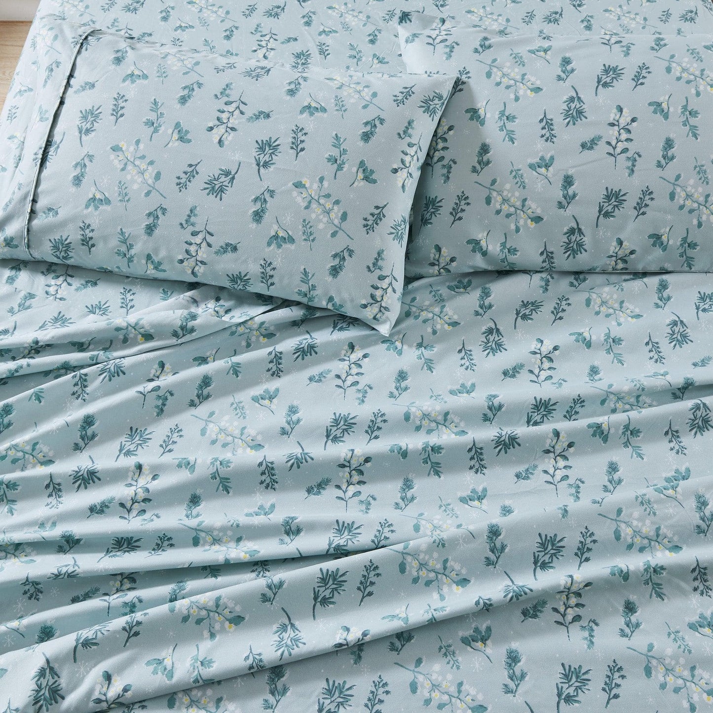 Floral Microfiber Sheet Sets - Delia - Coastal & Floral Themed Bedding