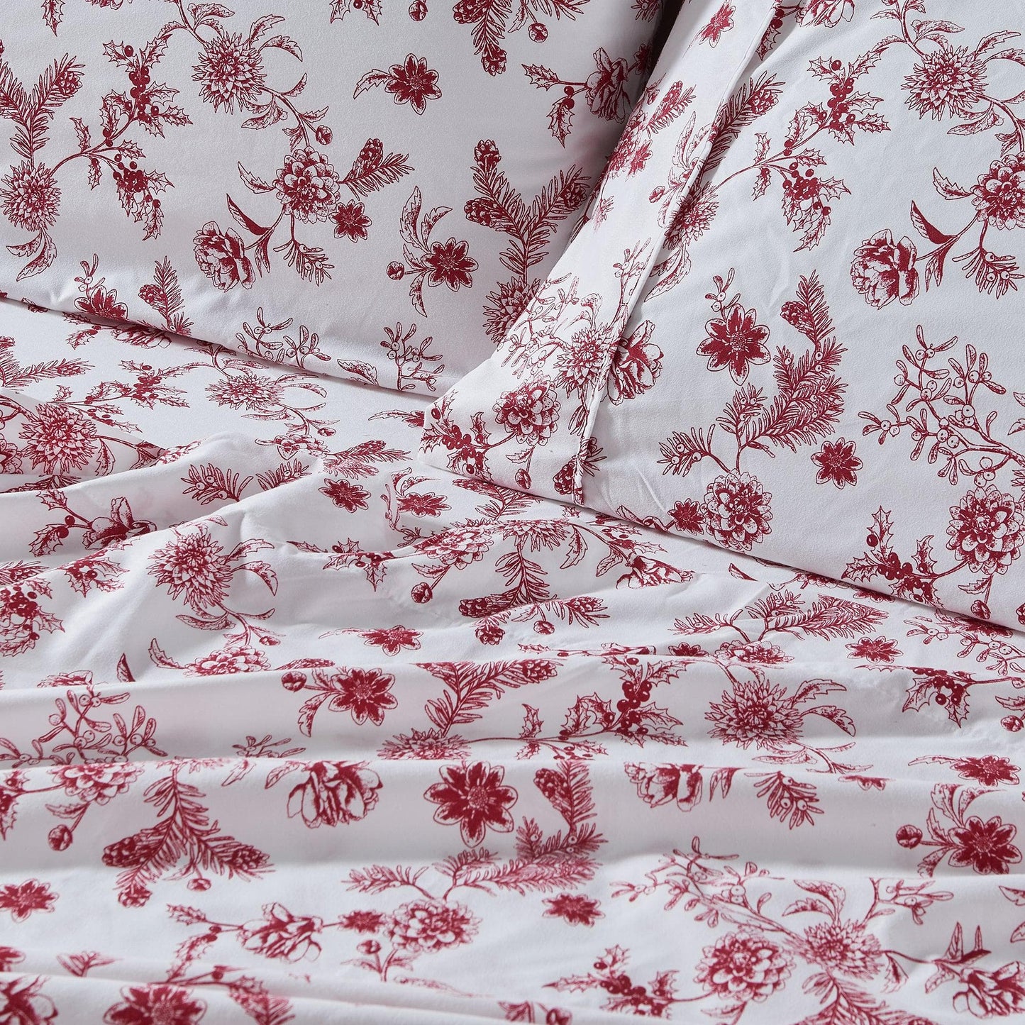 Floral Microfiber Sheet Sets - Delia - Coastal & Floral Themed Bedding