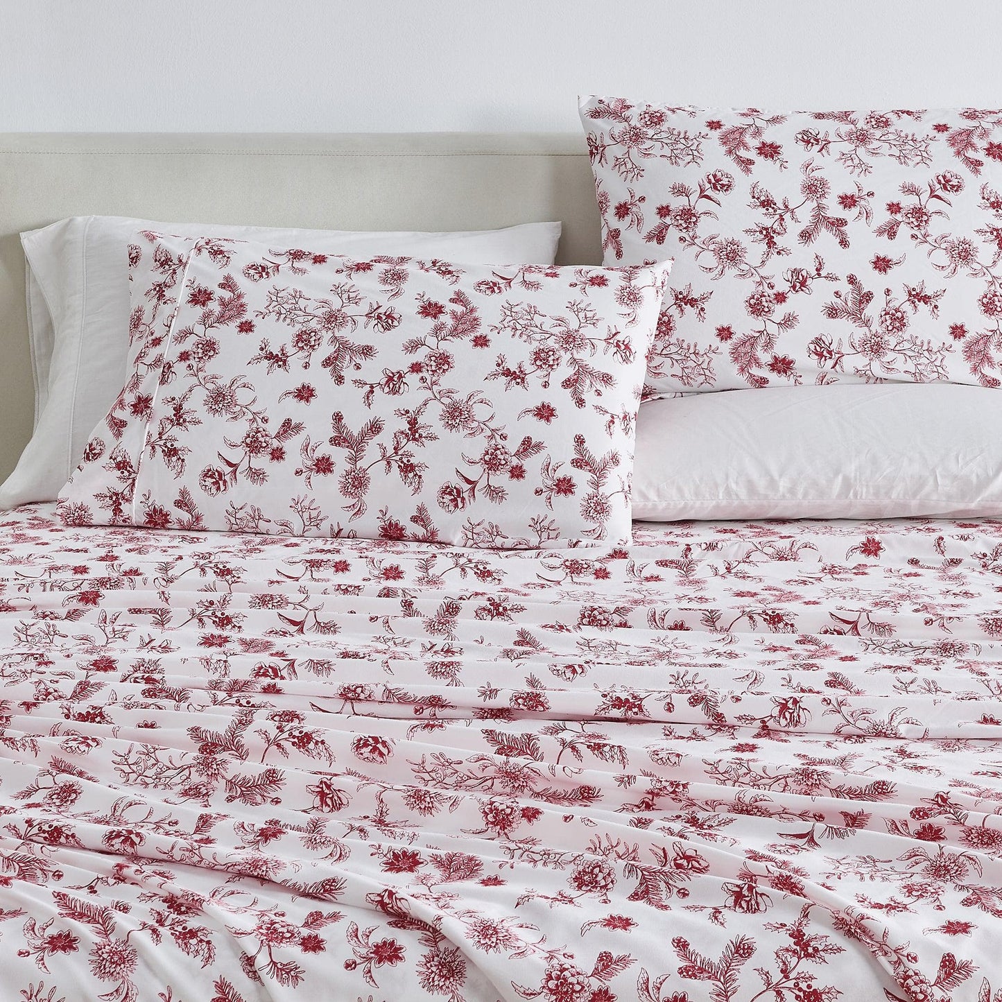 Floral Microfiber Sheet Sets - Delia - Coastal & Floral Themed Bedding