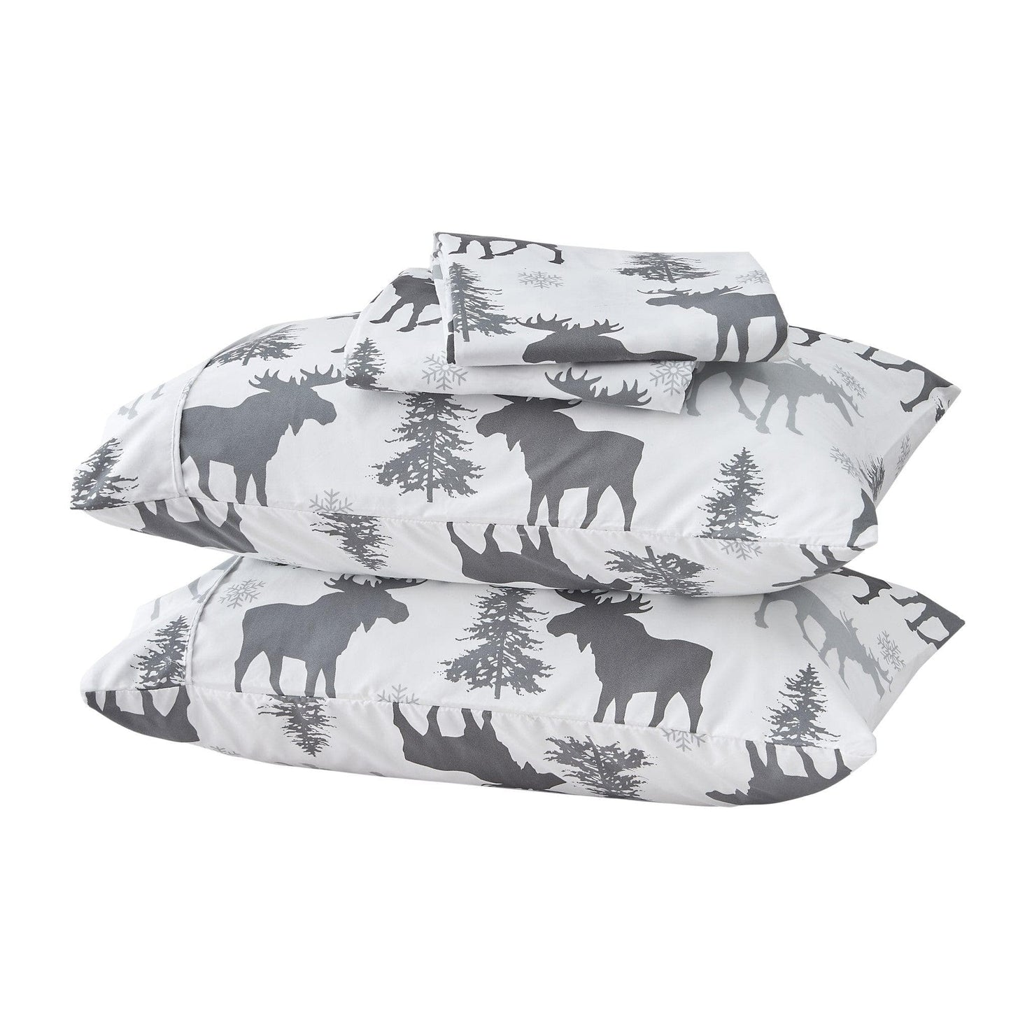 Lodge Microfiber Sheet - Mountain Ridge - Outdoor & Christmas Themed Bedding