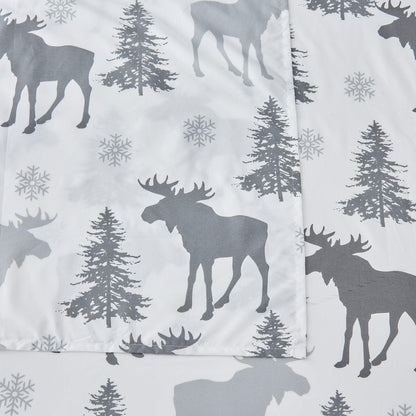 Lodge Microfiber Sheet - Mountain Ridge - Outdoor & Christmas Themed Bedding