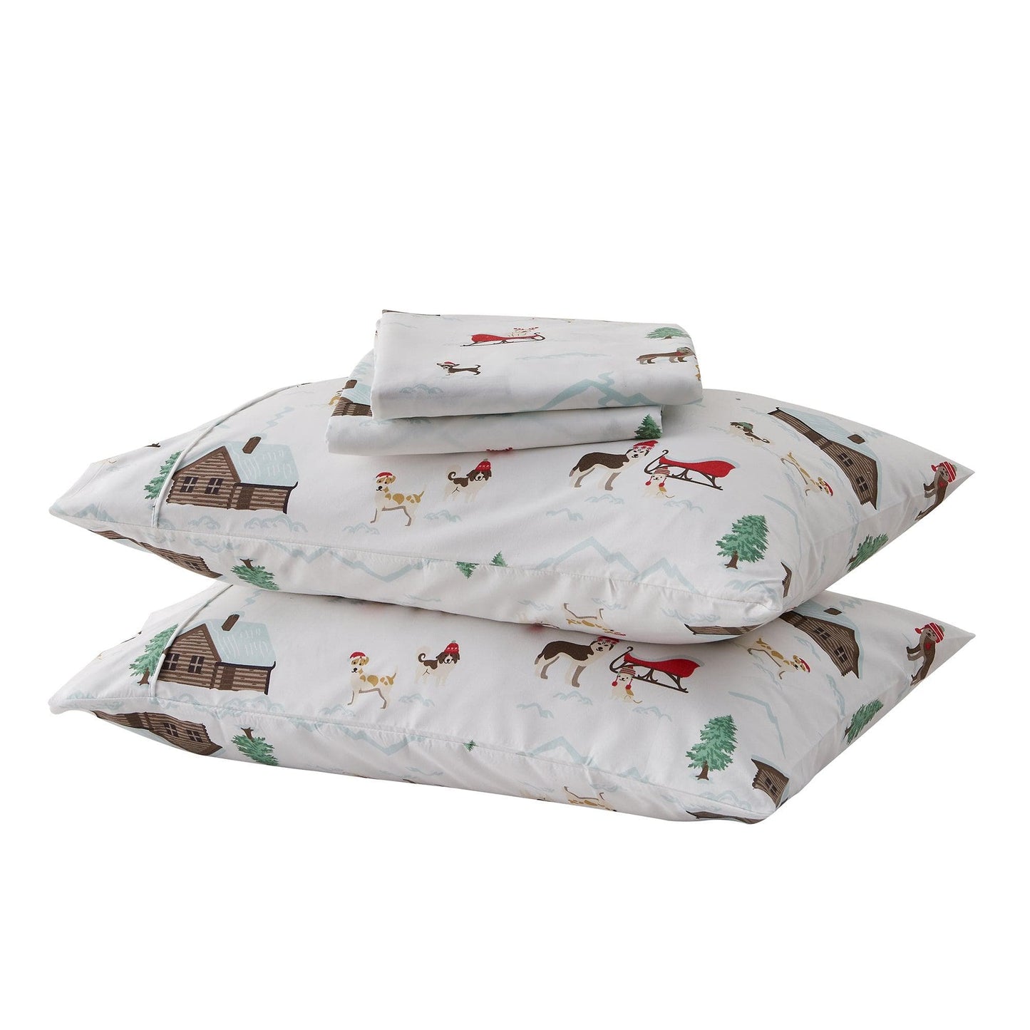 Lodge Microfiber Sheet - Mountain Ridge - Outdoor & Christmas Themed Bedding