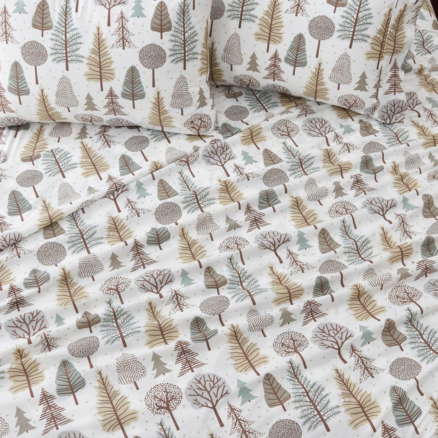 Lodge Microfiber Sheet - Mountain Ridge - Outdoor & Christmas Themed Bedding
