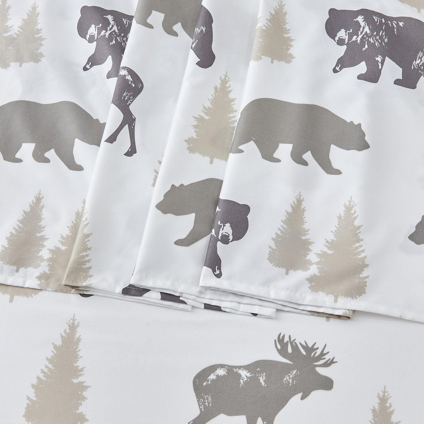 Lodge Microfiber Sheet - Mountain Ridge - Outdoor & Christmas Themed Bedding