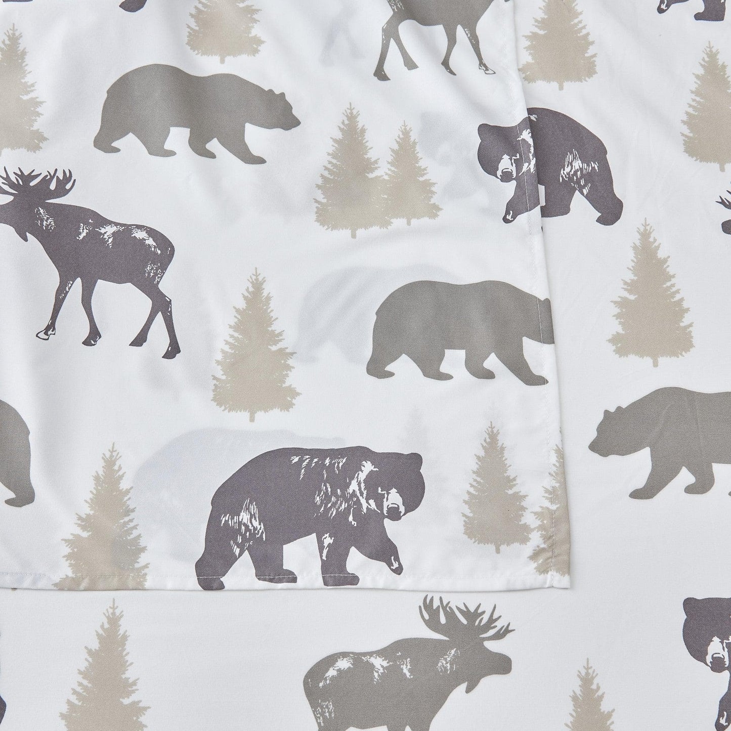 Lodge Microfiber Sheet - Mountain Ridge - Outdoor & Christmas Themed Bedding