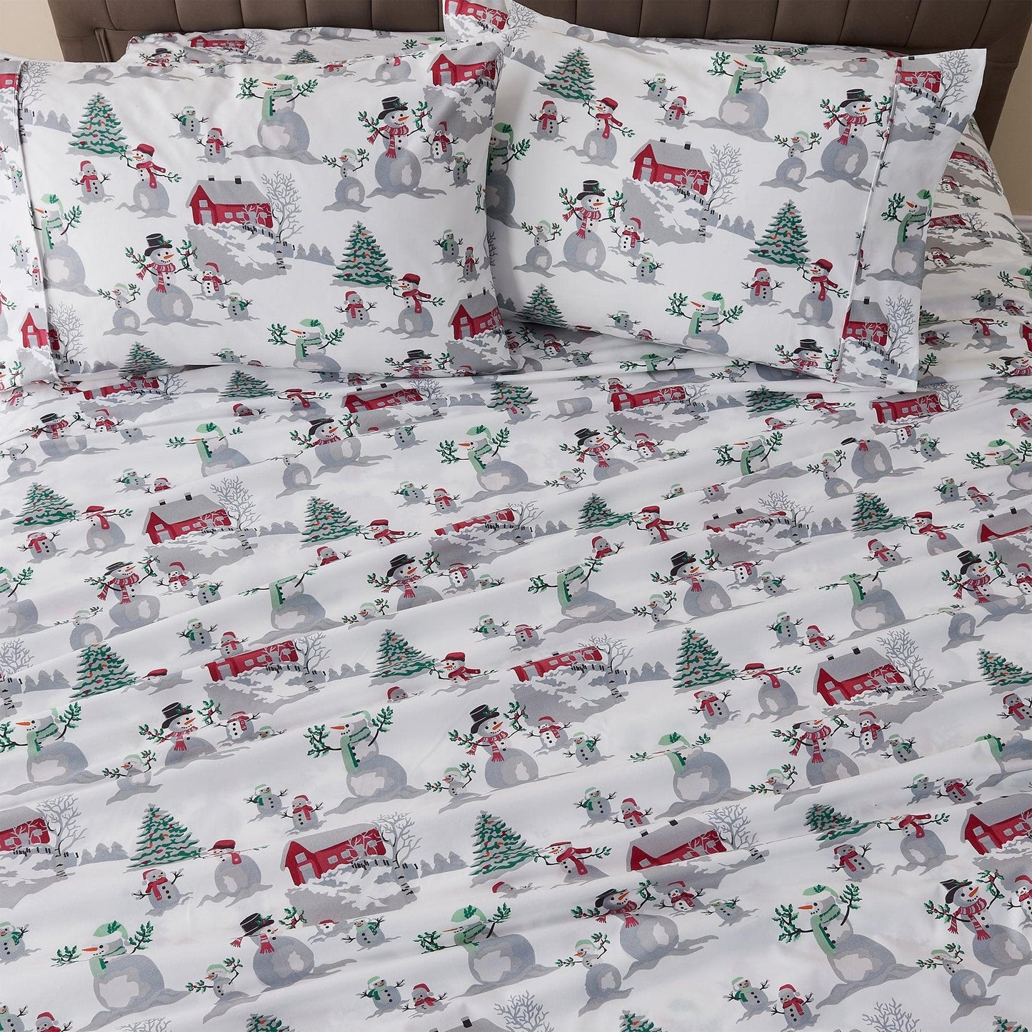 Lodge Microfiber Sheet - Mountain Ridge - Outdoor & Christmas Themed Bedding