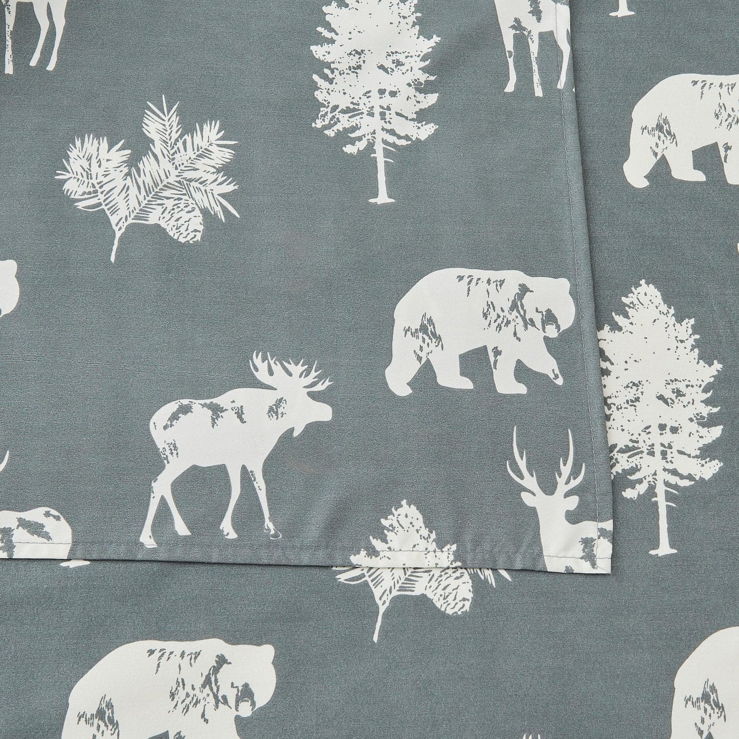 Lodge Microfiber Sheet - Mountain Ridge - Outdoor & Christmas Themed Bedding