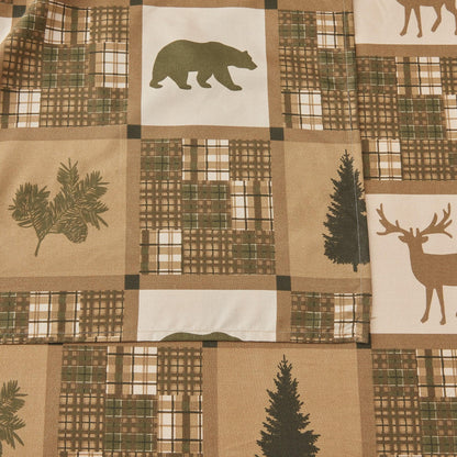 Lodge Microfiber Sheet - Mountain Ridge - Outdoor & Christmas Themed Bedding