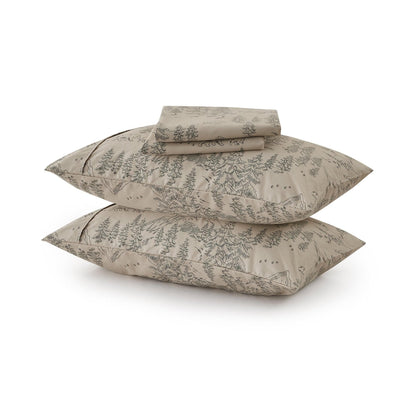 Lodge Microfiber Sheet - Mountain Ridge - Outdoor & Christmas Themed Bedding