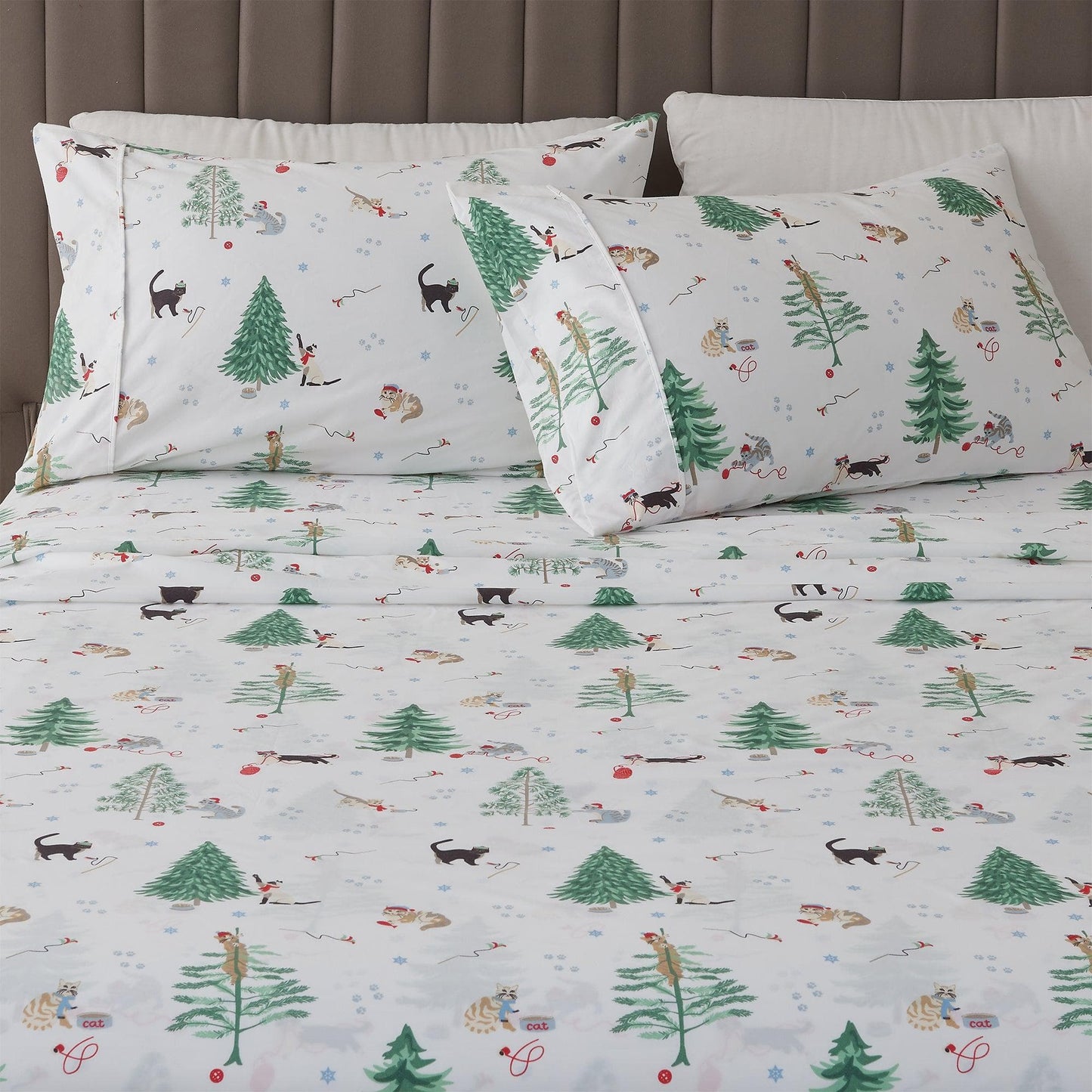 Lodge Microfiber Sheet - Mountain Ridge - Outdoor & Christmas Themed Bedding