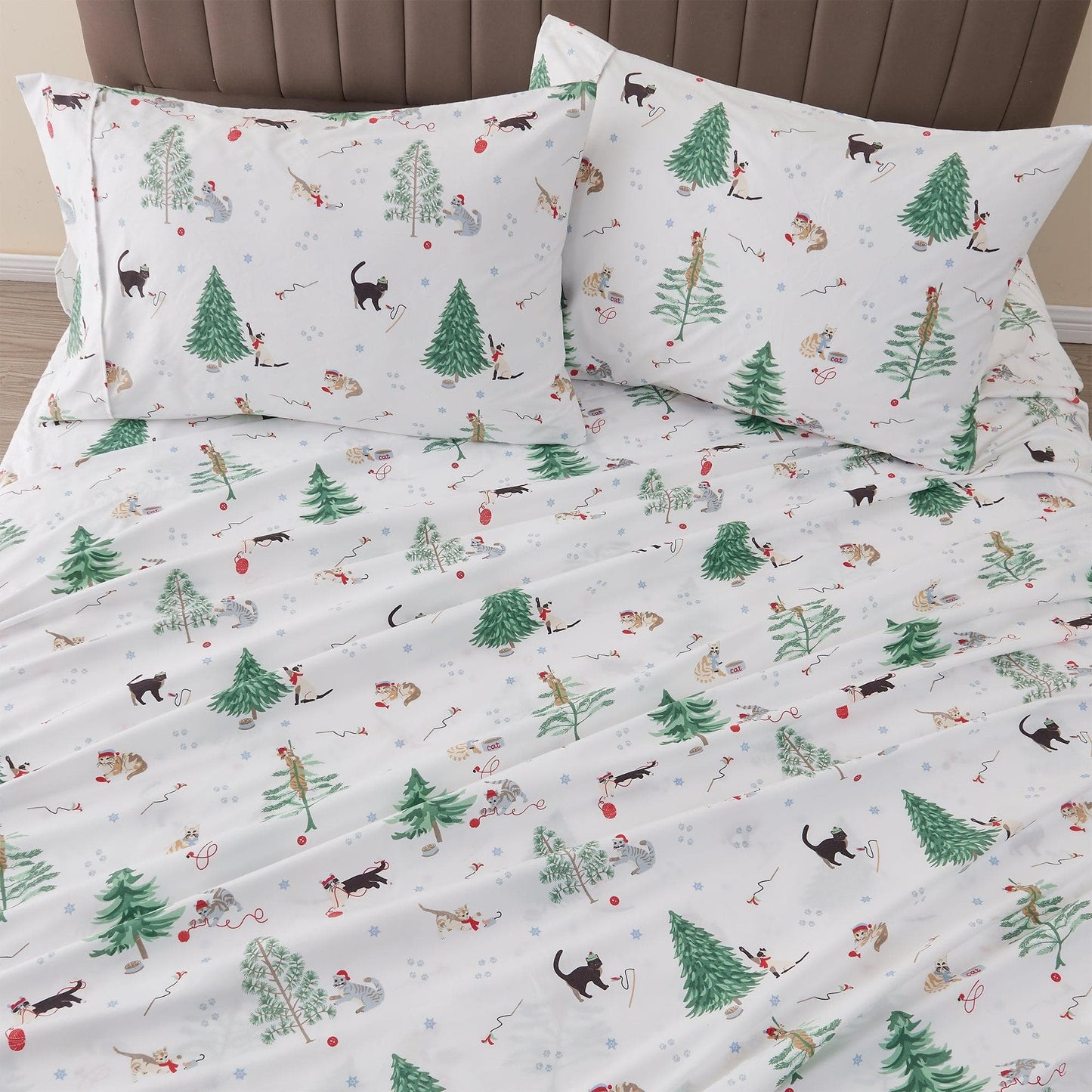 Lodge Microfiber Sheet - Mountain Ridge - Outdoor & Christmas Themed Bedding