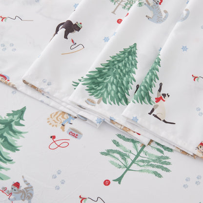 Lodge Microfiber Sheet - Mountain Ridge - Outdoor & Christmas Themed Bedding