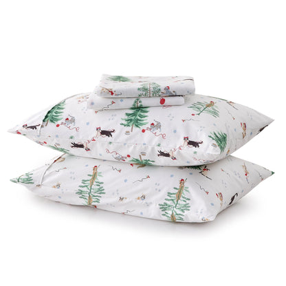 Lodge Microfiber Sheet - Mountain Ridge - Outdoor & Christmas Themed Bedding